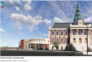 Hall County Courthouse - rendering